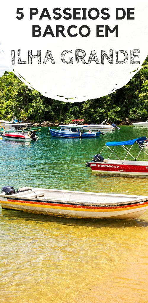 5 melhores passeios de barco em Ilha Grande