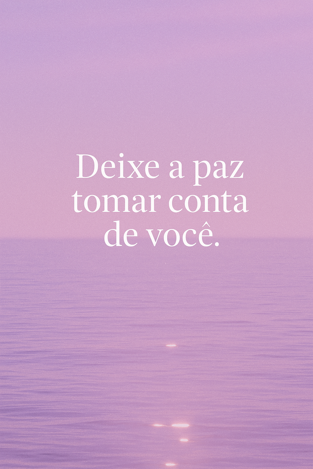 Encontre sua serenidade